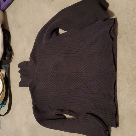 Petite Sophisticate Sweaters - Black Turtleneck Sweater